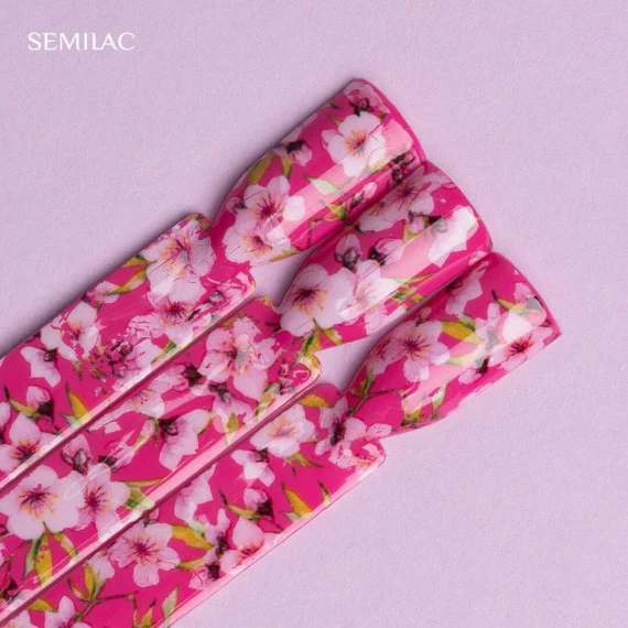 31 BLOOMING FLOWERS Semilac Nail Transfer Foil - Image 3
