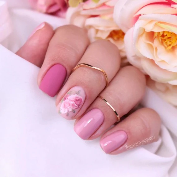 33 BLOOMING FLOWERS Semilac Nail Transfer Foil - Image 3