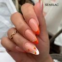 434 OPTIMISTIC RED Semilac Soak Off Gel / Hybrid Nail Polish - EVEN BETTER TOGETHER Collection - Image 5