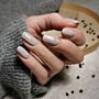 T20 TOP NO WIPE BLACK SPRINKLES Semilac - Soak Off Gel / Hybrid Nail Polish - Image 4