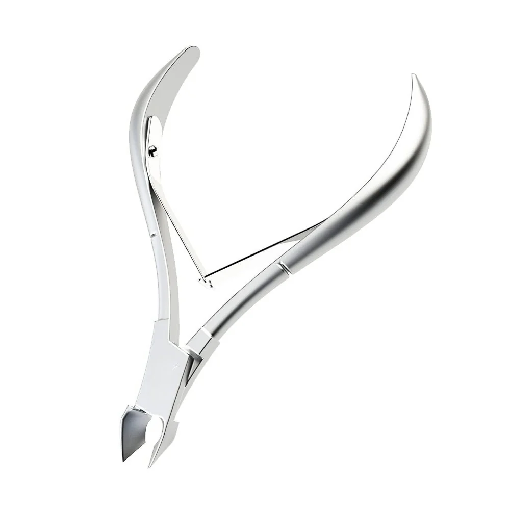 Cuticle Nipper Stainless Steel 1/4 Jaw GE Trimmer - Silver