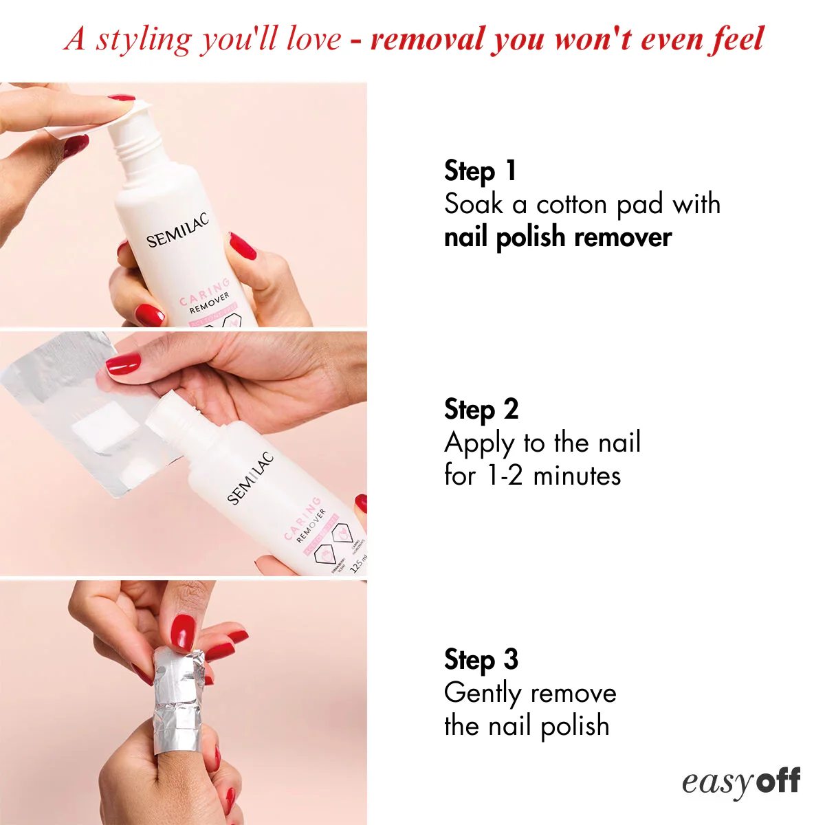 L20 EASY OFF Marrom Choco - Semilac Soak Off Gel / Hybrid Nail Polish - Image 5