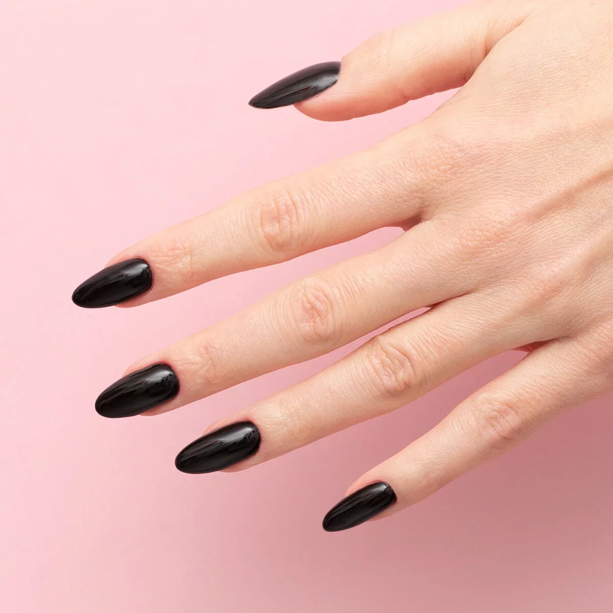 S190 The Black - Semilac STEP ONE Hybrid 3IN1 Gel / Hybrid Nail Polish - Image 4