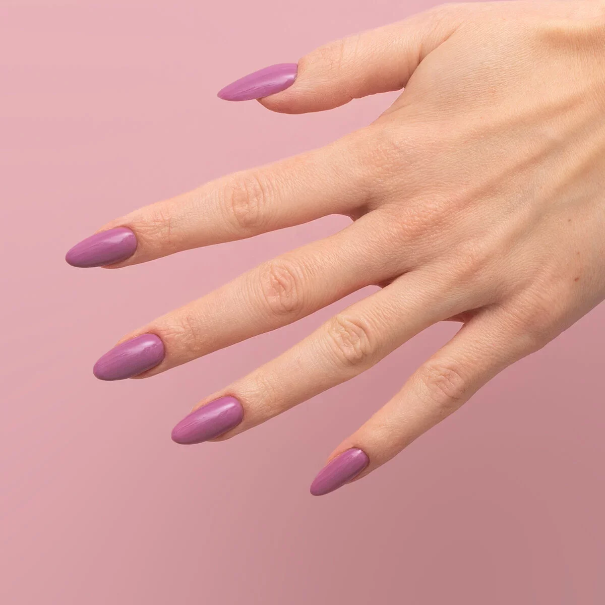 S205 Purple Beige - Semilac STEP ONE Hybrid 3IN1 Gel / Hybrid Nail Polish - Image 3