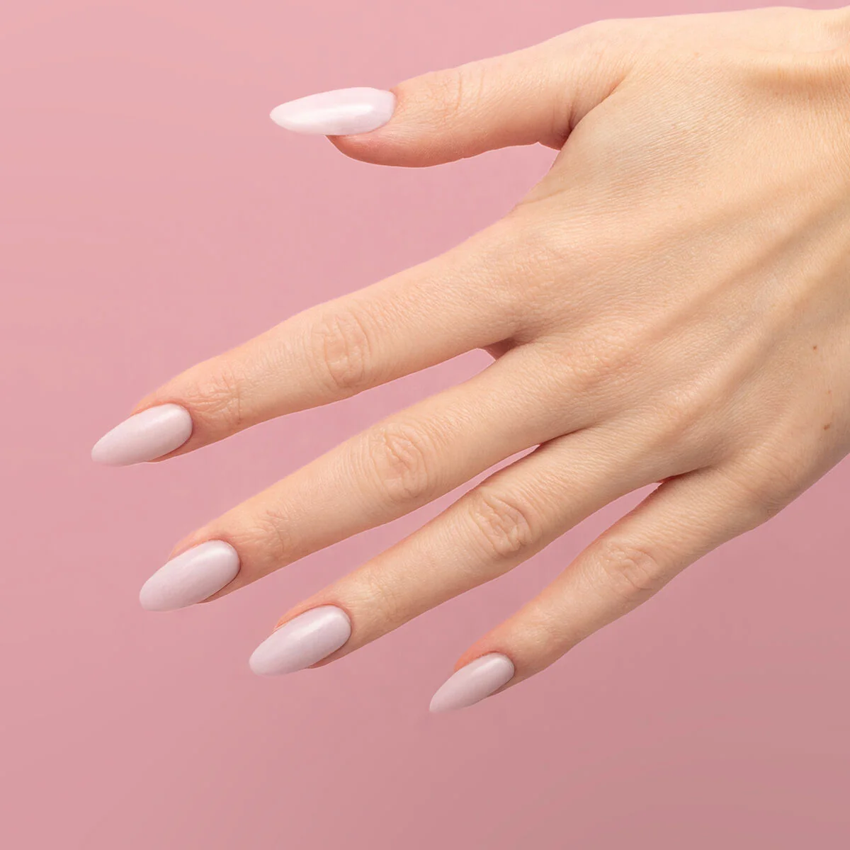 S610 Barely Pink - Semilac STEP ONE Hybrid 3IN1 Gel / Hybrid Nail Polish - Image 3