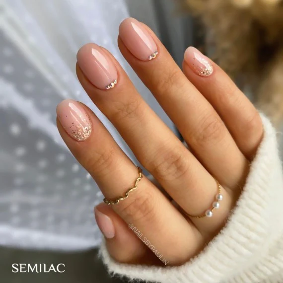 Semilac AURORA SHINE DIAMOND 2MM - Nail Art Decorations 50 PCS - Image 3