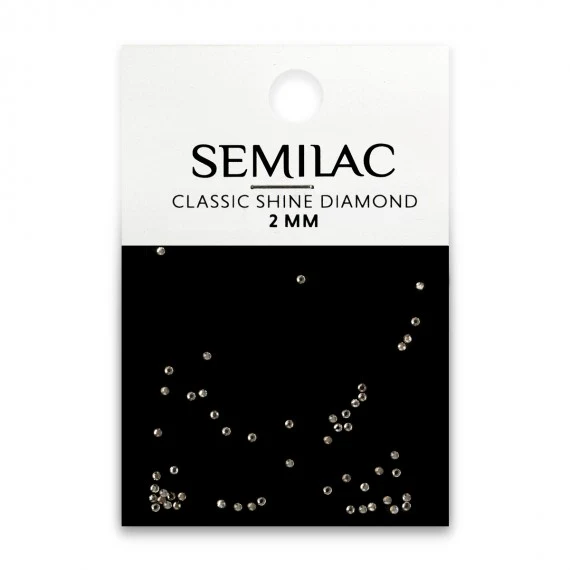 Semilac CLASSIC SHINE DIAMOND 2MM - Nail Art Decorations 50 PCS