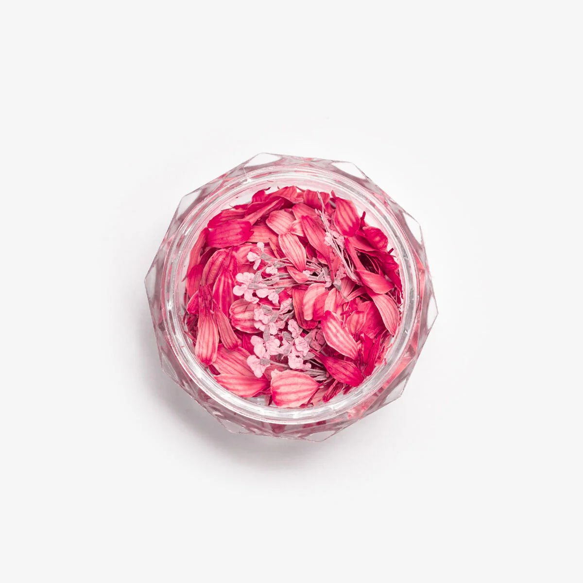 Semilac Flower Flakes Coral Blossom - Image 4