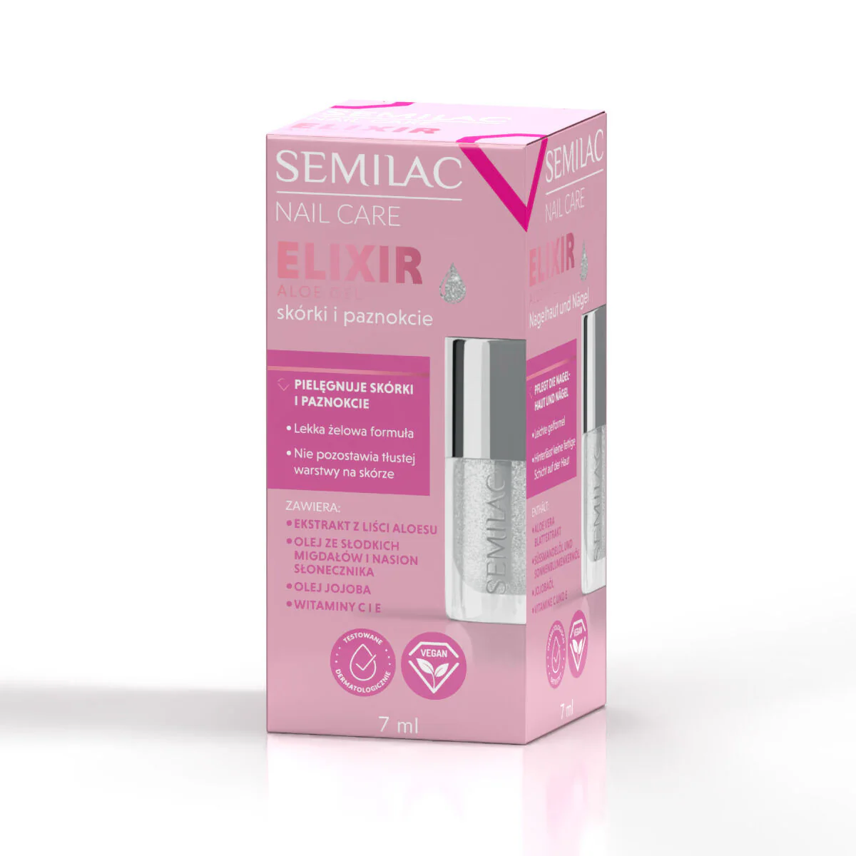 Semilac Nail Care Gel Elixir with Aloe 7 ml