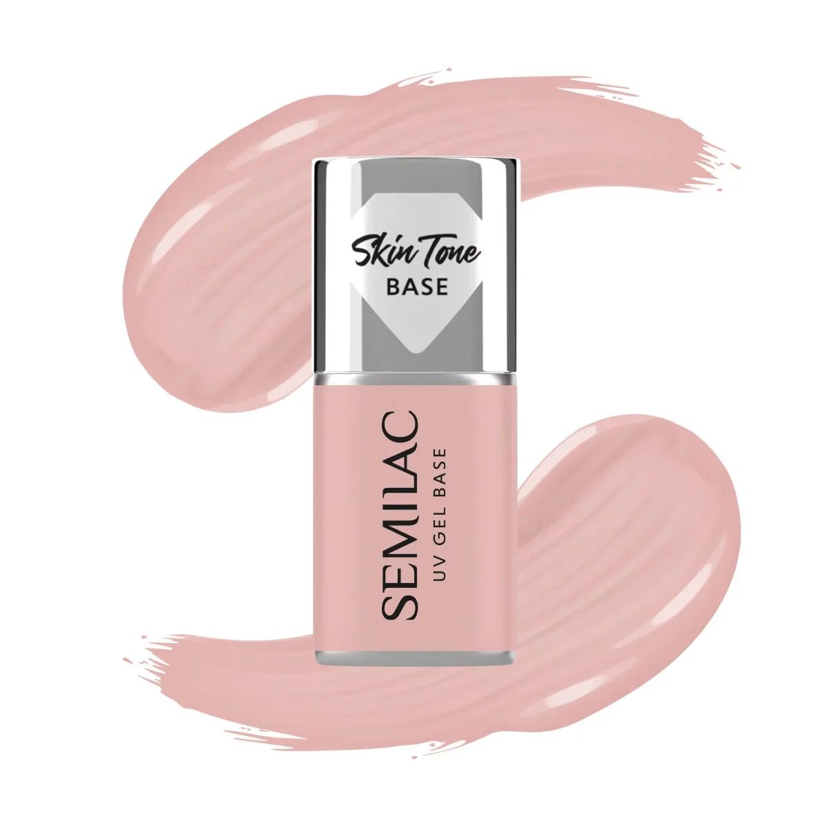Skin Tone Cover BASE Pale Beige - Semilac Soak Off Gel / Hybrid Nail Polish