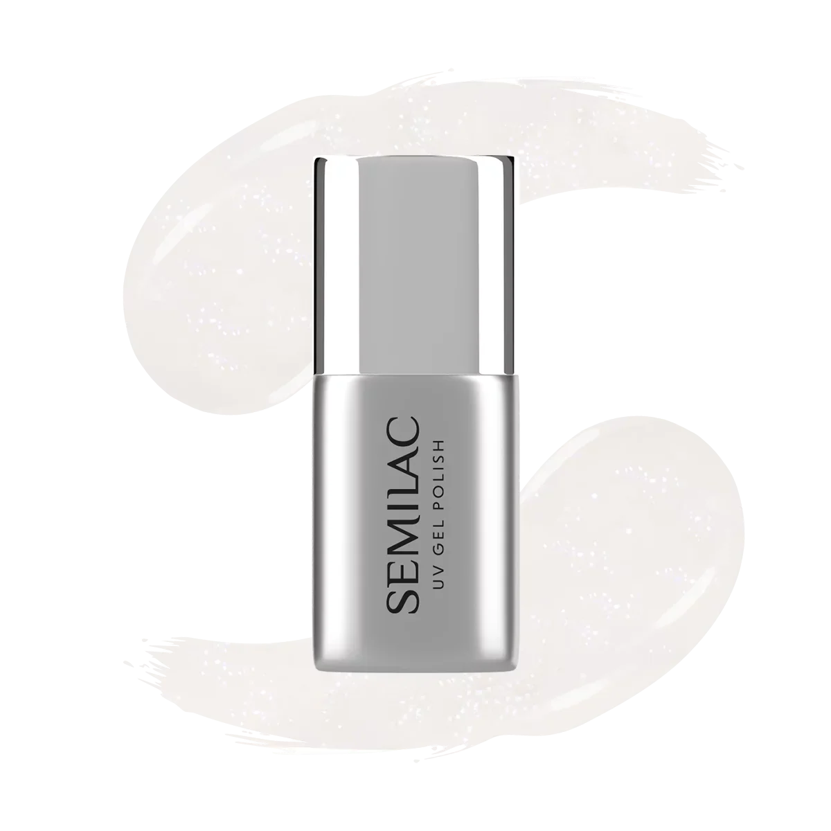 T32 Milky Dust - Semilac Soak Off Gel / Hybrid Nail Polish - Image 4